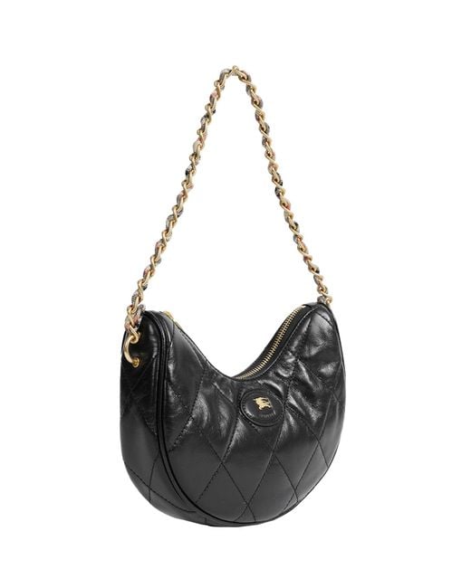 Burberry Black Horseshoe Chain Bag