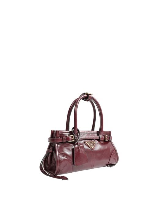 Prada Purple Bonnie Leather Mini Bag