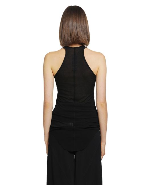 Rick Owens Black The Tower Basic Rib