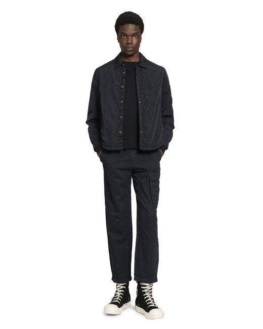 C P Company Black Cotton Sea Island Lens Sweater for men