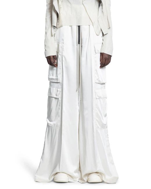 Rick Owens White Hollywood Cargobelas