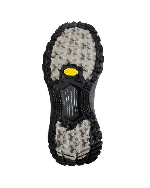 Moncler Black Trailgrip Lite3 Suede Trainers for men