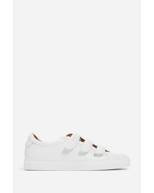 Givenchy White Urban Street Velcro Strap Sneakers for men