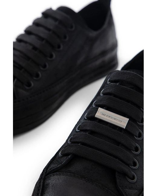 Ann Demeulemeester Black Nono Low-Top Sneakers for men