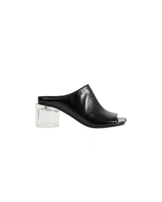 MM6 by Maison Margiela Black Anatomic Mules