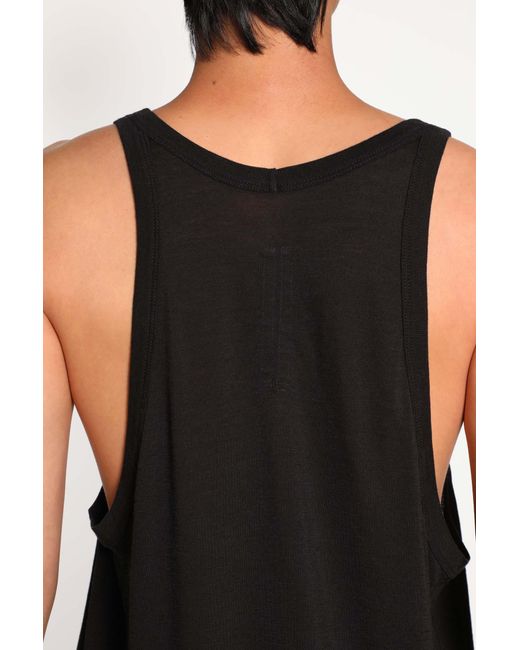 Rick Owens Black Concordians Pony Tank for men