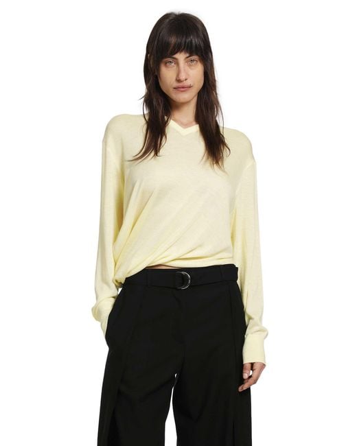 Loewe Black Draped Sweater