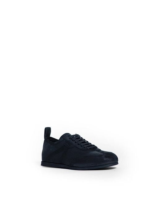 Ann Demeulemeester Blue Siru Soft Low-Top Boxing Sneakers for men