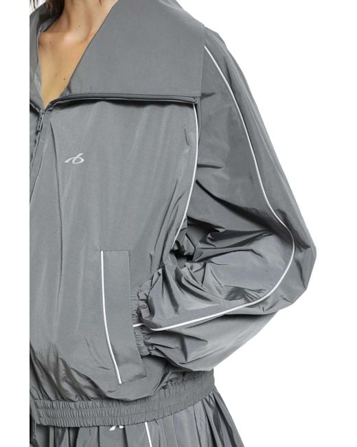 Balenciaga Gray High Bodies Track Jacket