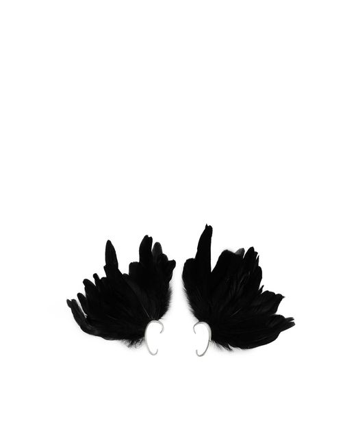 Ann Demeulemeester Black Tona Ear Cuffs