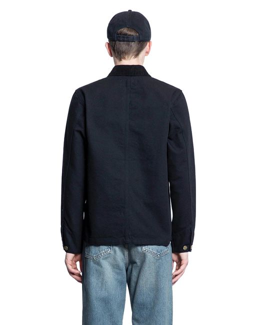 Carhartt Blue Michigan Cotton Jacket for men