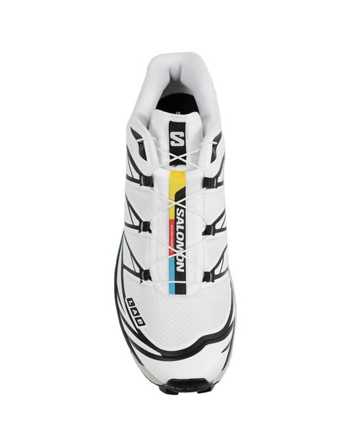 Salomon White Xt-6 Sneakers for men