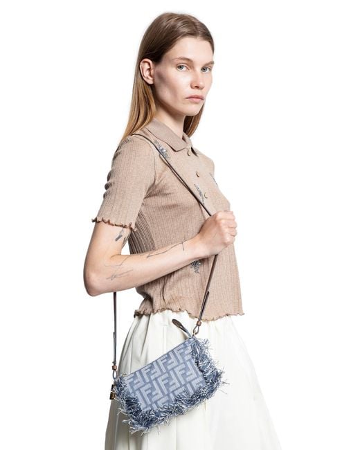 Fendi Blue Clutches & Pouches