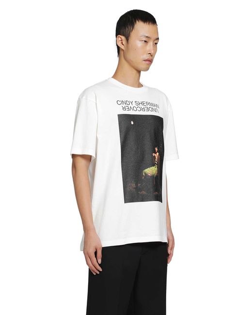 Undercover White Cindy Sherman C/S T-Shirt for men