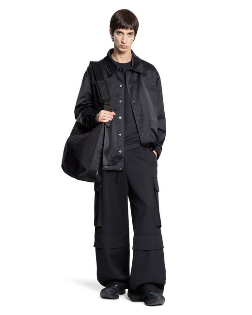 Y-3 Graphic Coach Jacket in Black for Men | Lyst