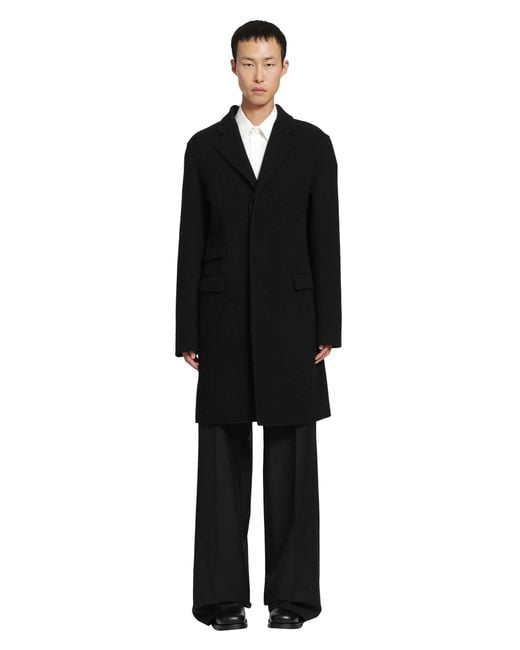The Row Black Zori Coat for men