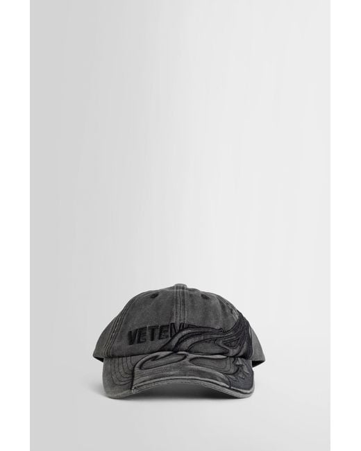 Vetements Black Vetets Hats for men
