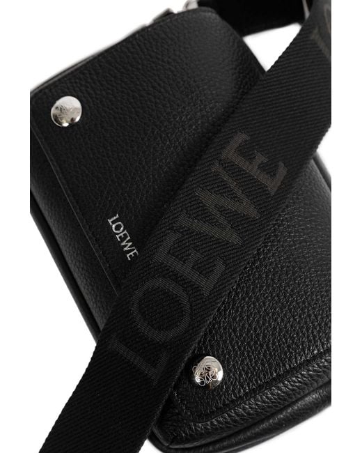 Loewe Black Pebble Messenger Small for men