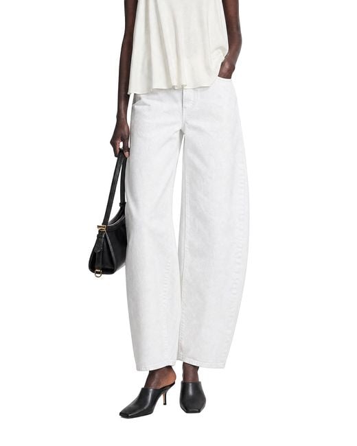 Alaïa White Rodeo Jeans
