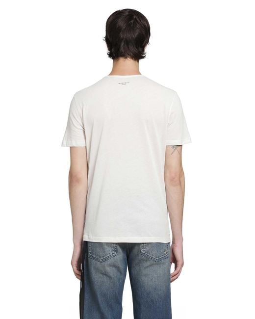 Ann Demeulemeester White Baptist 'Lovers Forever' Standard T-Shirt for men
