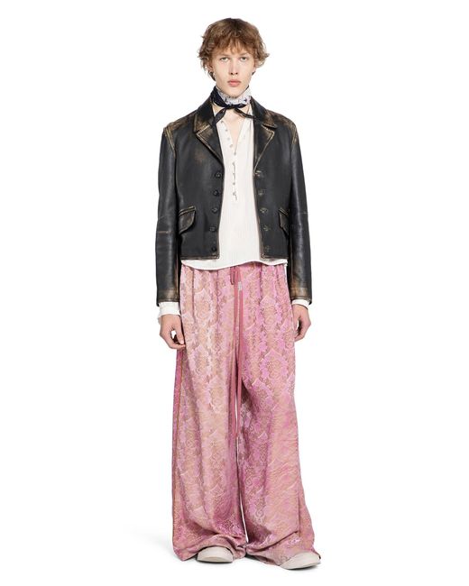 Ann Demeulemeester White Thorald High Comfort Cropped Serafino Top for men