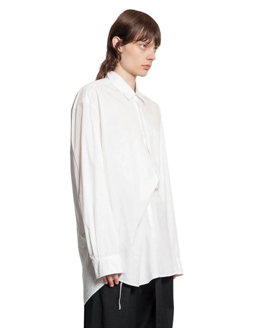 Ann Demeulemeester White Mark High Comfort Shirt for men