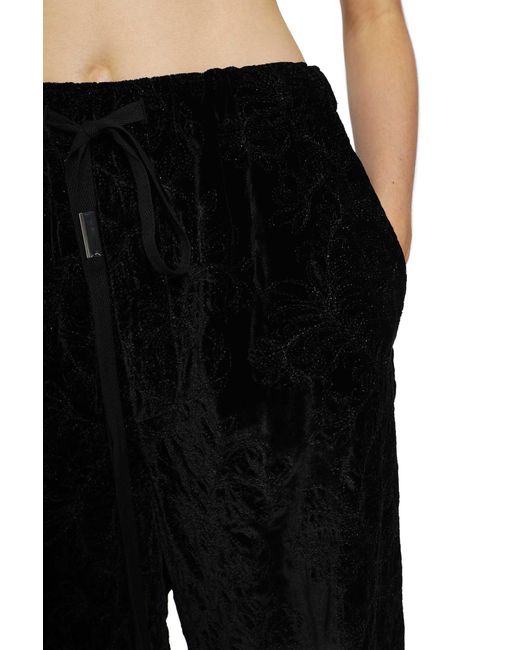 Ann Demeulemeester Black Nevi Lounge Pants