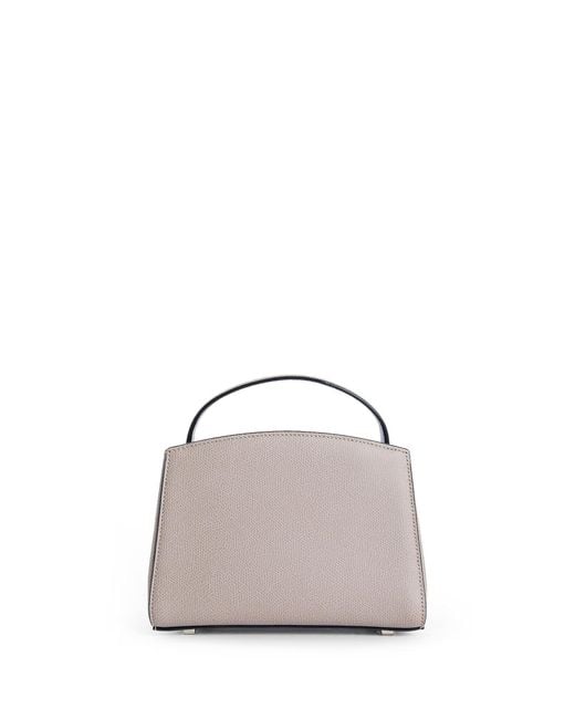 Valextra Natural Brera Micro Crossbody Bag