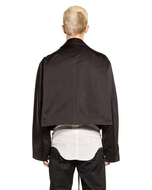 Rick Owens Black Temple Heizer Mac Jkt for men