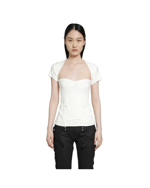 Dilara Findikoglu White Rapture Top