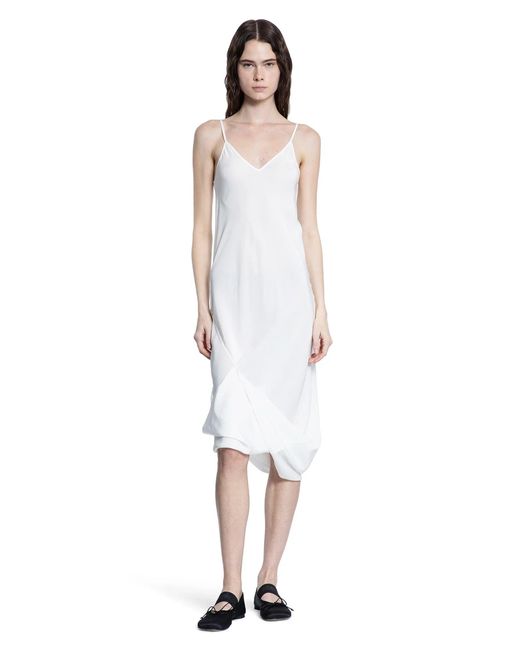 MM6 by Maison Margiela White Dresses