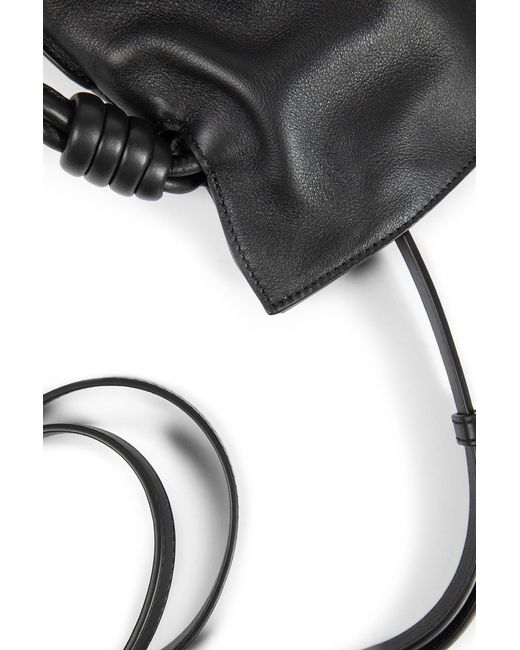Loewe Black Medium Flamenco Clutch