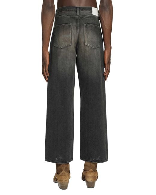 Ssstein Black Loose Denim Jeans for men
