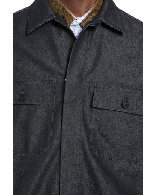 Comme des Garçons Black Raw Denim Jacket for men
