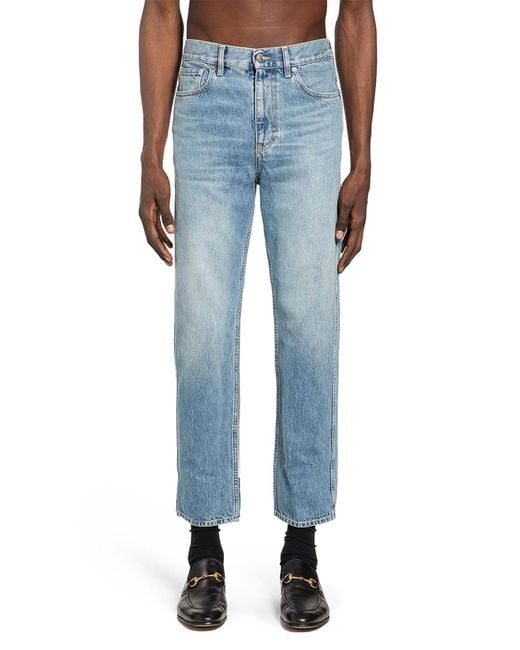 Gucci Blue Slim-Fit Jeans for men
