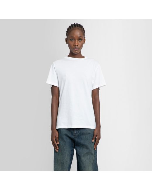 MM6 by Maison Martin Margiela White T-shirts
