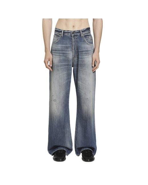 Acne Blue 2021 Regular Fit Jeans for men