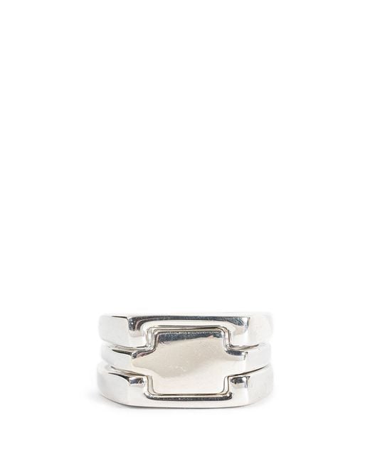 ALAN CROCETTI White Puzzle Ring