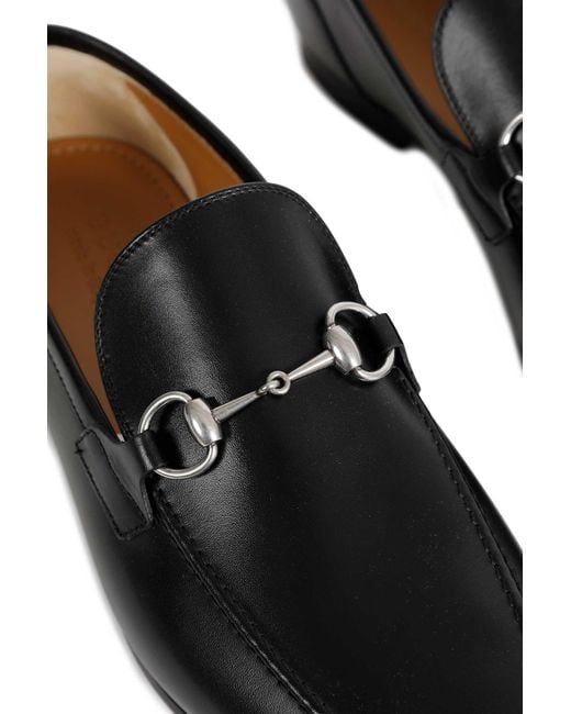 Gucci Black Jordan Leather Loafer for men