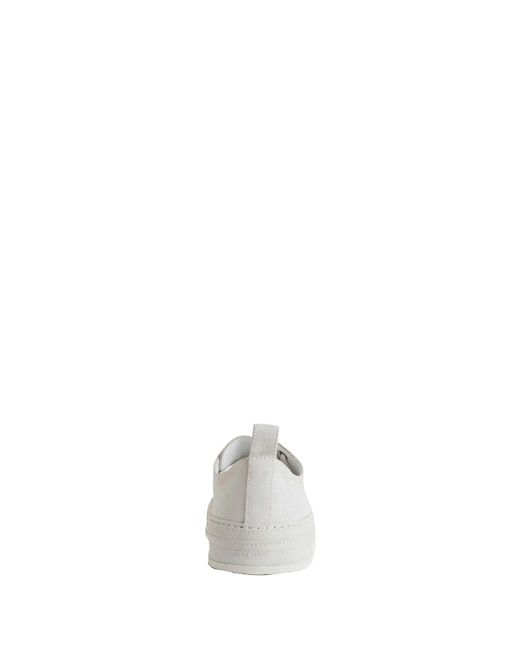 Ann Demeulemeester White Crosta Painted Gert Low-Top Sneakers
