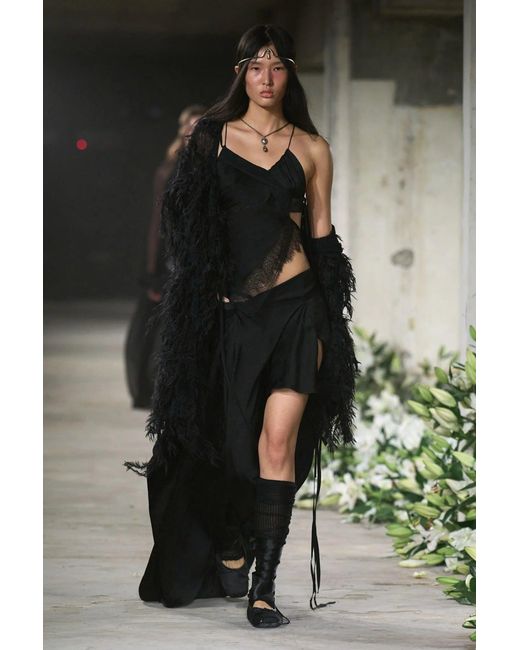 Ann Demeulemeester Black Paloma Ballerinas