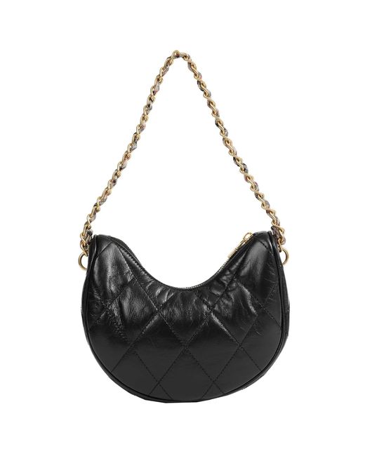 Burberry Black Horseshoe Chain Bag