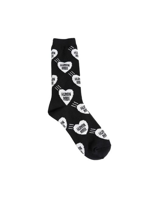 Human Made Black Heart Socks for men