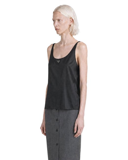 Prada Black Re-Nylon Tank Top