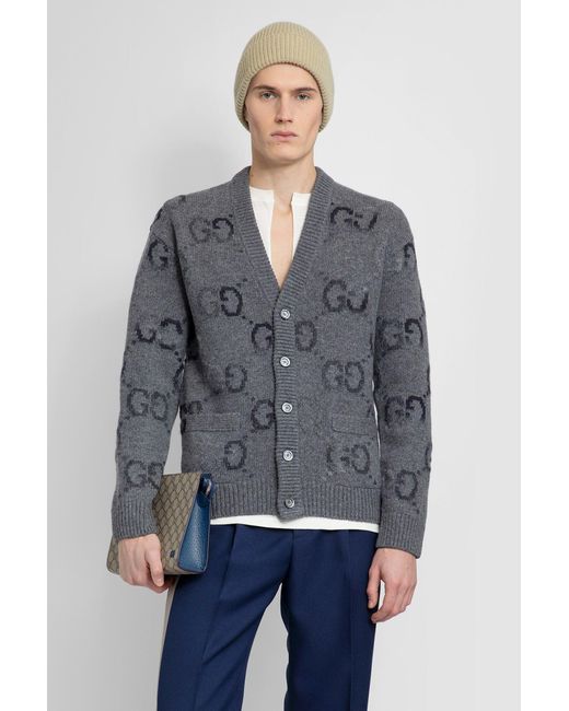 Gucci Gray Knitwear for men