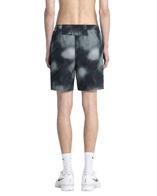 Nike Blue Miler Dri-Fit Running Shorts for men