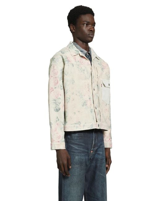 Junya Watanabe Natural X Levi's Flower Print Jacket for men