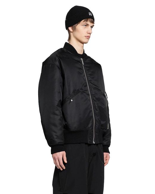 44 Label Group Black Profiler Bomber for men