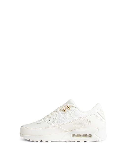 Nike White Slawn Collaboration Air Max 90 Sail Sneakers for men