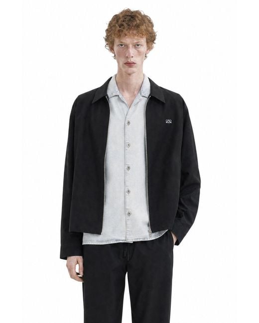 Loewe Black Zip-Up Jacket for men